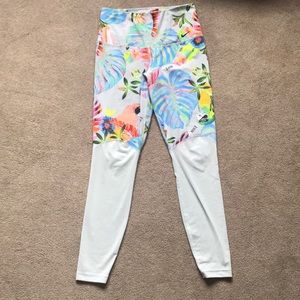 Nike tropical high waisted leggings
